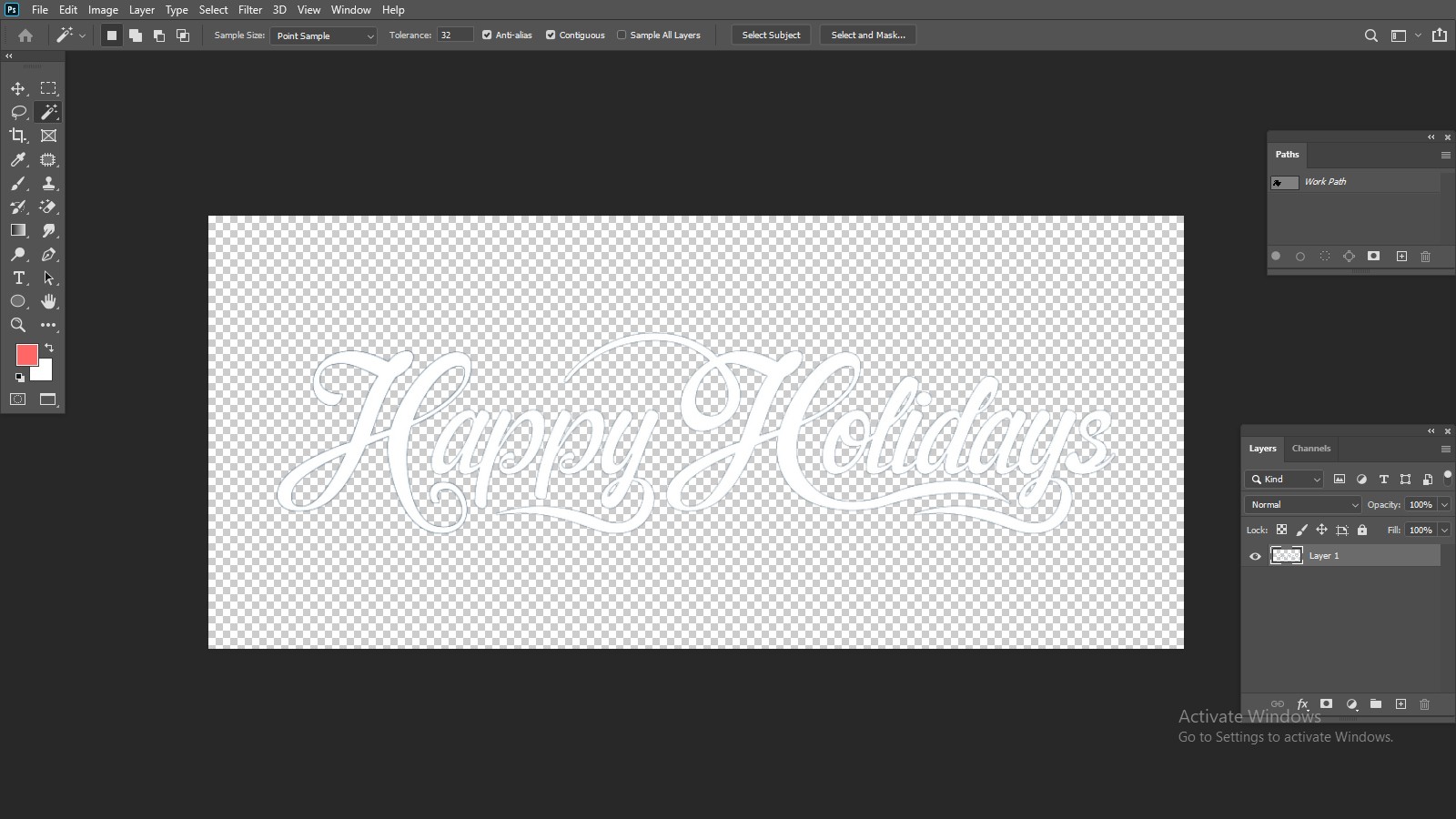 remove text from image keep background photoshop