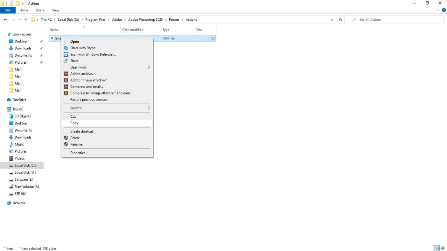 How to Export Actions in Photoshop - Clipping Images