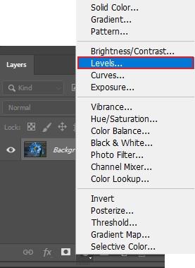 Create another levels change layer
