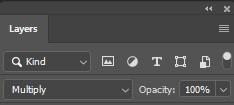 Change The Adjustment Layer's Blend Mode To Multiply
