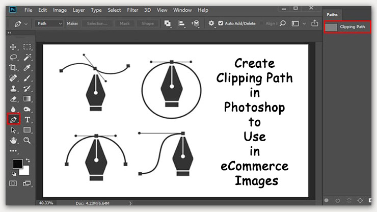 Make A Reflection: Vector Shape Making Tool Clipping Path