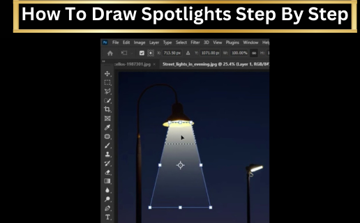 Mastering the Art: How To Draw Spotlights Step by Step